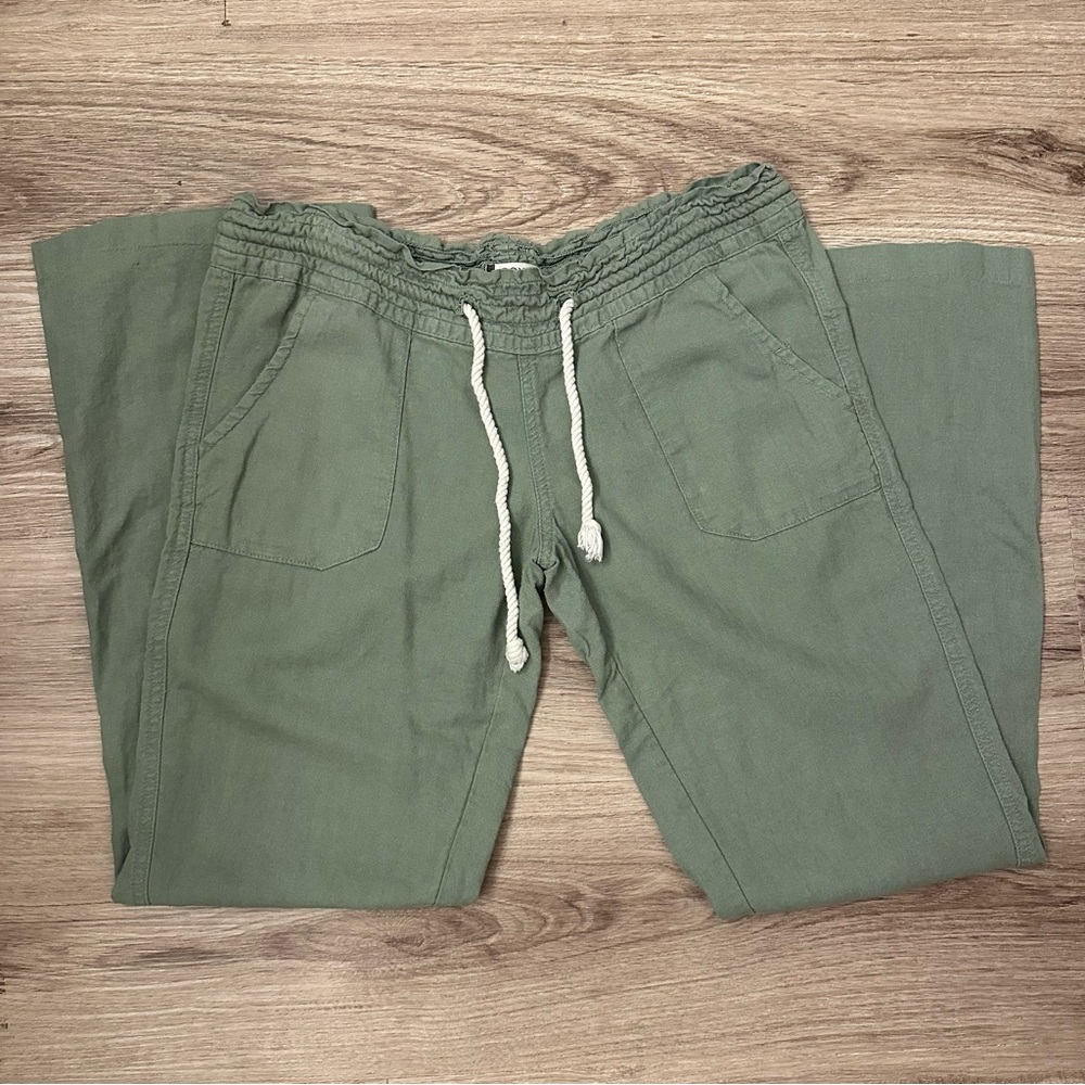 Roxy low rise linen pants